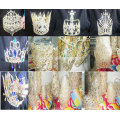 Vente en gros de la nouvelle couronne de strass rhinestone roi tiare pleine couronne circulaire